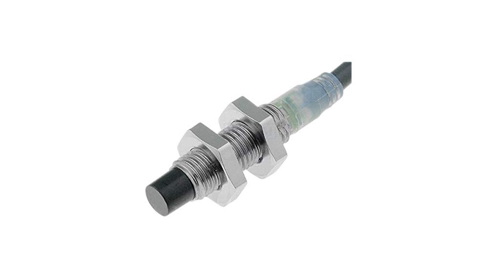 Induktiver Sensor NPN, NO 1kHz 30V 10mA 4mm Kabel, 2 m IP67 E2B